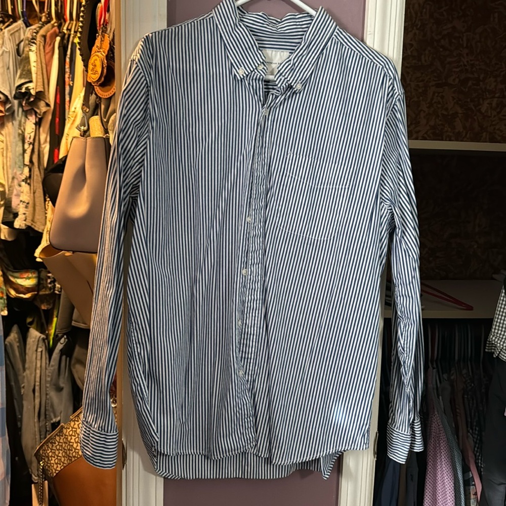 XL American eagle button down never worn